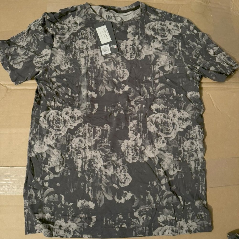 $15 each - Men’s T-Shirt, Floral Charcoal  Retails for $38, Availability: